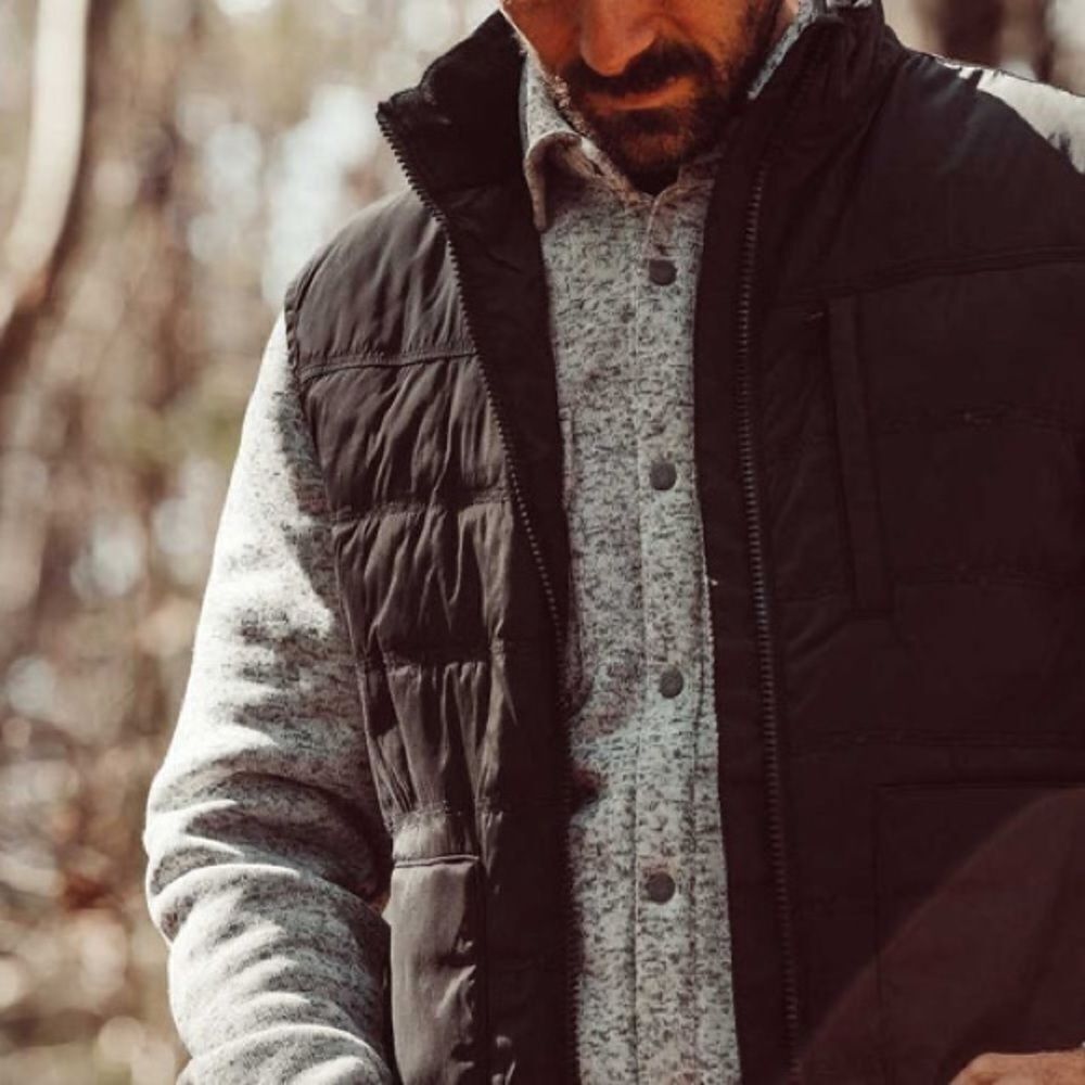 Mountain Khakis Black Classic Fit Utility Outdoor Vest Large​​​​​​​​​​
